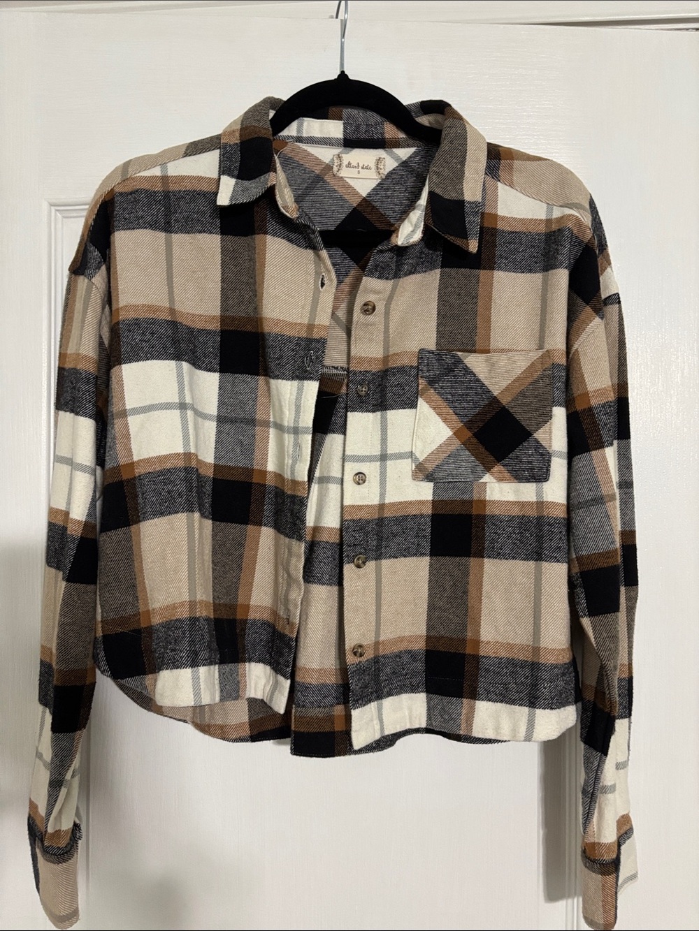NWT Altar’d State Cropped Flannel